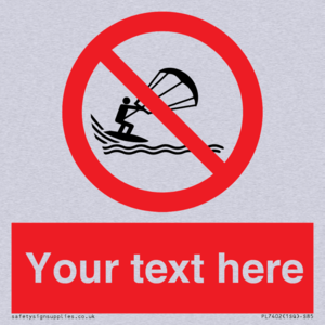 Custom No kite surfing